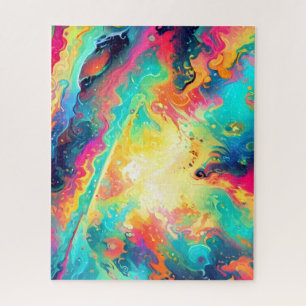 Abstract fractal texture jigsaw puzzle