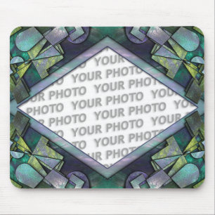Abstract frame ARTs 1 + your photo Mouse Pad
