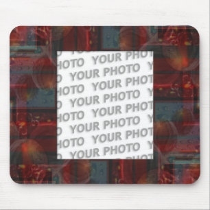 Abstract frame ARTs 4 + your photo Mouse Pad