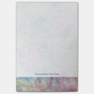 abstract free hand drawing from watercolor post-it notes