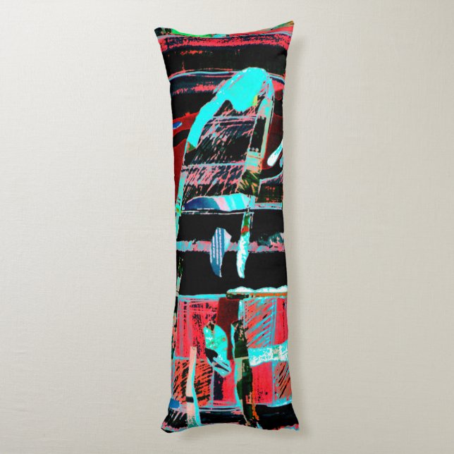Abstract Freedom – Custom Brushed Polyester Body P Body Pillow (Back (Vertical))
