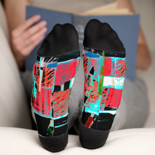 Abstract Freedom – Custom Sustainable Premium Crew Socks