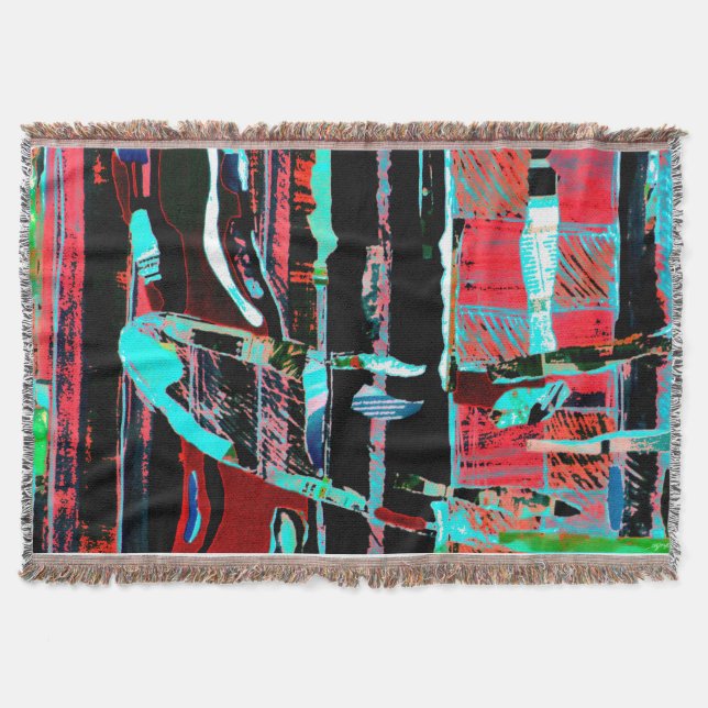 Abstract Freedom – Custom Throw Blanket (Front)