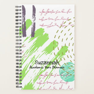 Abstract Freehand Doodle Planner