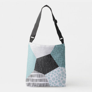 Abstract Freehand Drawing: Artistic Background. Crossbody Bag