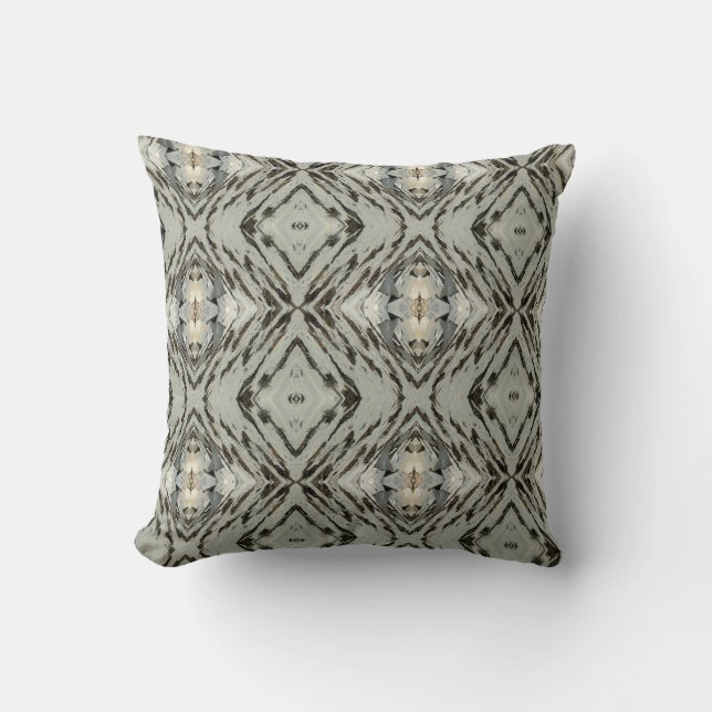 Abstract from beach photograph throw pillow (Front)