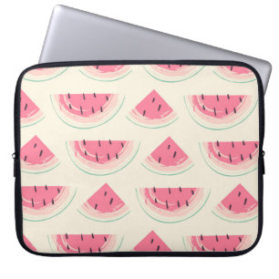 Abstract fruit seamless pattern. Creative colourfu Laptop Sleeve