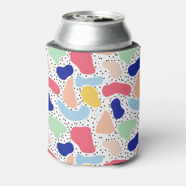 Abstract fun modern cute kids summer shapes figure can cooler (Can Back)