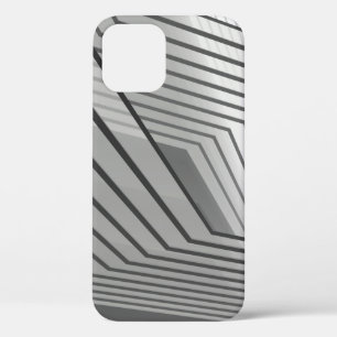 Abstract futuristic architecture background 3d ill iPhone 12 case
