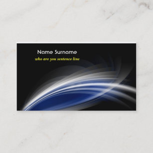 abstract futuristic business card