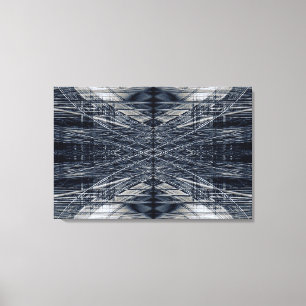 Abstract futuristic pattern canvas print