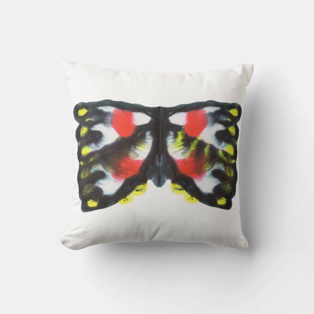 Abstract G132 Throw Pillow (Front)
