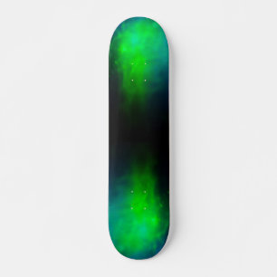 Abstract Galactic Light Skateboard Deck