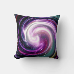Abstract Galaxy 4 Throw Pillow