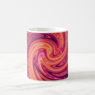 Abstract Galaxy Nebula Sunset Orange Coffee Mug
