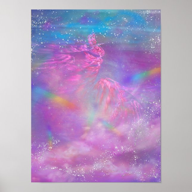 Abstract Galaxy Poster (Front)