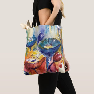 Abstract Garden All-Over-Print Tote Bag