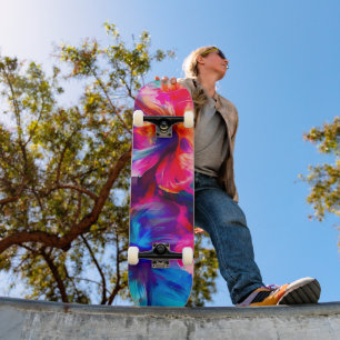 Abstract Garden Bloom Skateboard