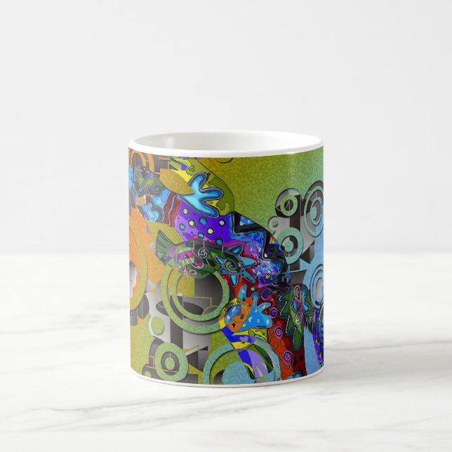 abstract Gecko Coffee Mug (Center)