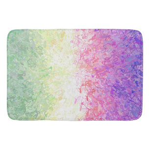 Abstract Genderdoe Pride Flag Bath Mat