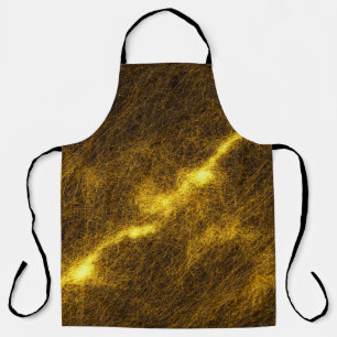 Abstract generated vintage pattern grunge graphic  apron