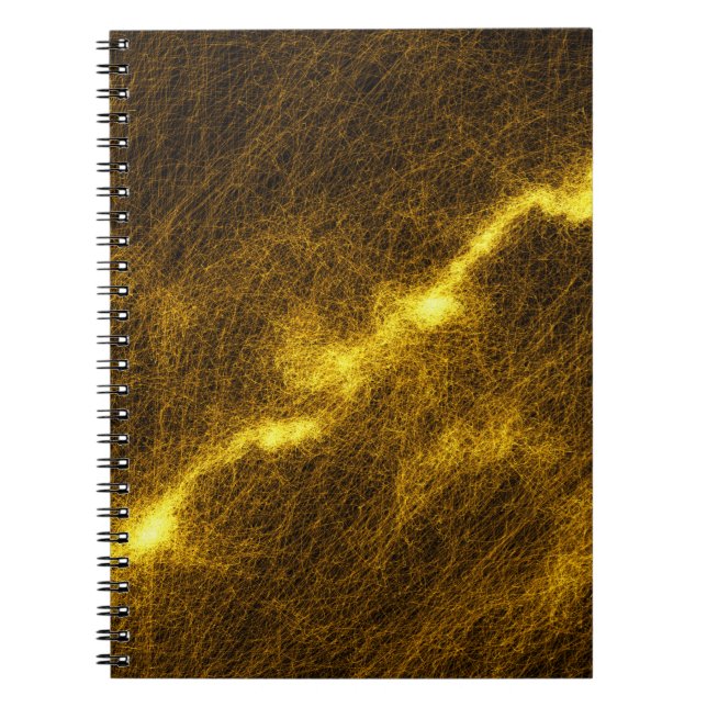 Abstract generated vintage pattern grunge graphic  notebook (Front)