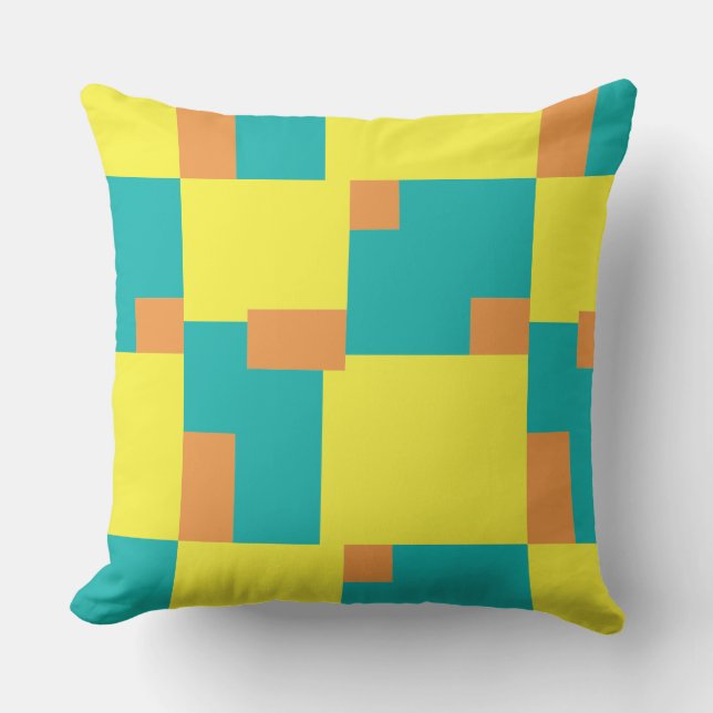 Abstract Geometric 020515 Throw Pillow (Front)