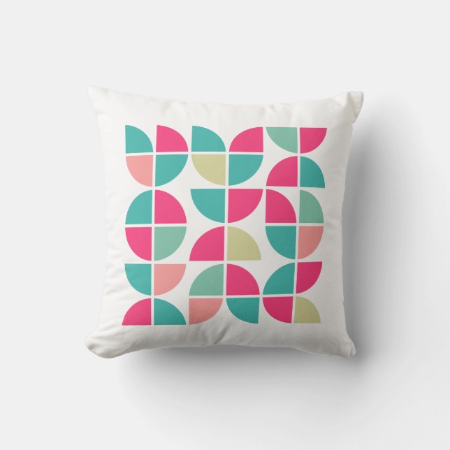 Abstract Geometric 110421 Throw Pillow (Front)