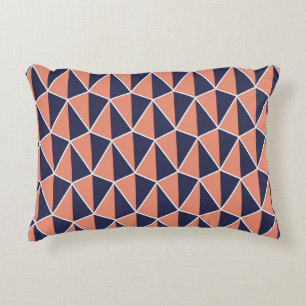 Abstract Geometric: Art Deco Seamless Accent Pillow