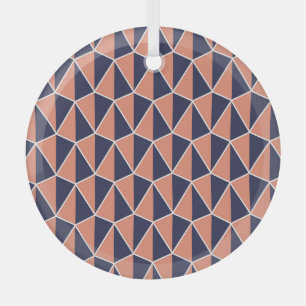 Abstract Geometric: Art Deco Seamless Glass Ornament