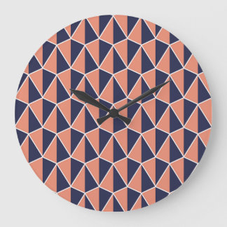 Abstract Geometric: Art Deco Seamless Large Clock