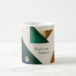 Abstract Geometric Art Modern coffee cup mug