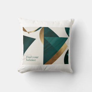 Abstract Geometric Art Modern minimalist  Throw Pillow