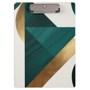 Abstract Geometric Art Modern poster minimalist  Clipboard