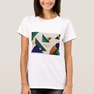 Abstract Geometric Art Modern poster minimalist  T-Shirt