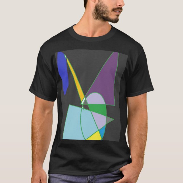 ABSTRACT GEOMETRIC ART T-Shirt (Front)
