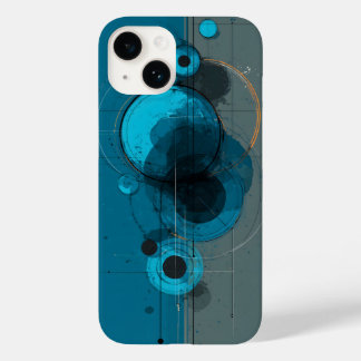 Abstract geometric artwork Case-Mate iPhone 14 case