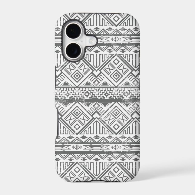 Abstract Geometric Aztec Pattern 2 (Back)