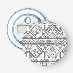 Abstract Geometric Aztec Pattern 2 Bottle Opener