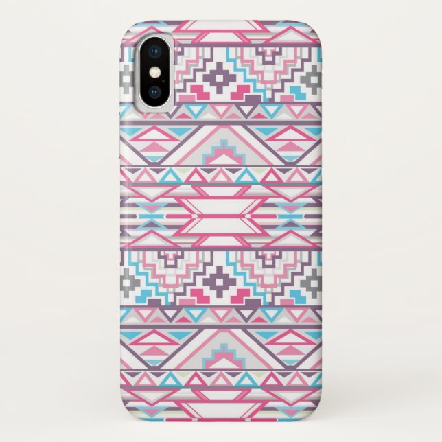 Abstract Geometric Aztec Pattern 3 Case-Mate iPhone Case (Back)