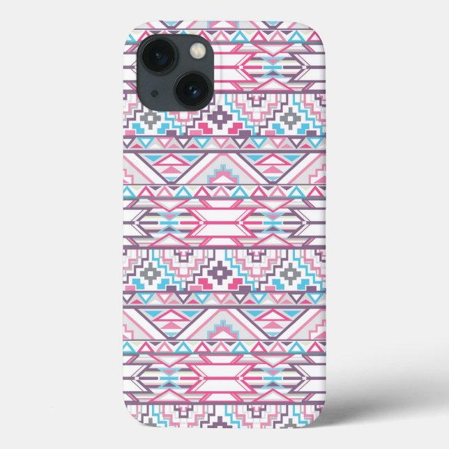 Abstract Geometric Aztec Pattern 3 Case-Mate iPhone Case (Back)