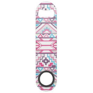 Abstract Geometric Aztec Pattern 3 Speed Bottle Opener