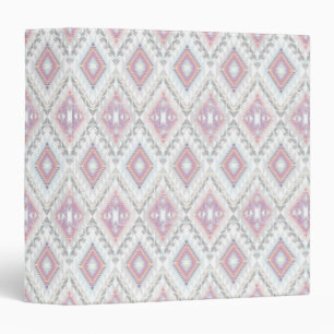Abstract Geometric Aztec Pattern Binder