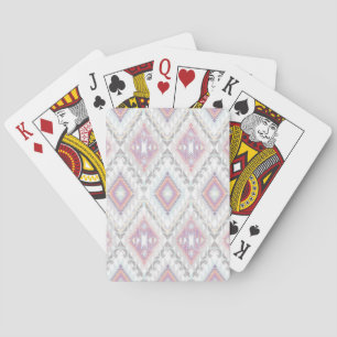 Abstract Geometric Aztec Pattern Playing Cards
