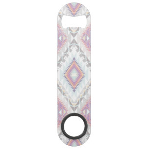 Abstract Geometric Aztec Pattern Speed Bottle Opener