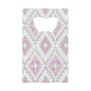 Abstract Geometric Aztec Pattern Wallet Bottle Opener