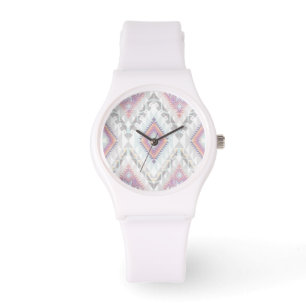 Abstract Geometric Aztec Pattern Watch
