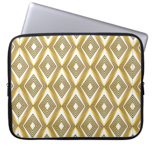 Abstract geometric background. Art Deco. Laptop Sleeve