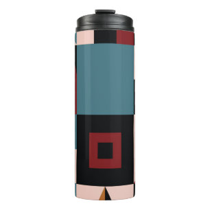 Abstract,geometric background,colourful,spectrum.  thermal tumbler
