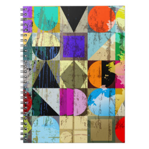 abstract geometric background composition, with st notebook